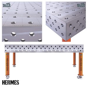 HERMES 3D 2000 x 1000 x 200 [4 nogi z kółkami L=550]