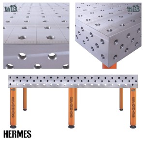HERMES 3D 2400 x 1200 x 200 [6 nóg ze stopami L=550]