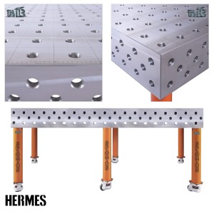 HERMES 3D 2400 x 1200 x 200 [6 nóg z kółkami L=550]