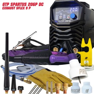 Spartus TIG 206p dc GTP exhaust sflex 9p