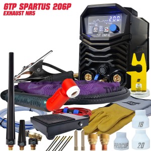 Spartus TIG 206p dc GTP exhaust sflex 9r