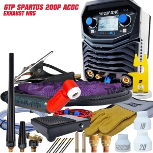 Spartus TIG 200XP acdc GTP exhaust sflex 9r