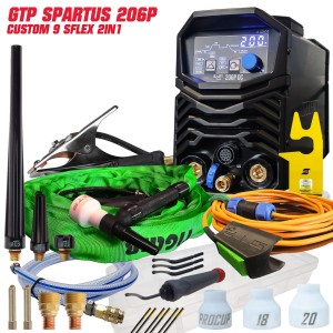 Spartus TIG 206p dc GTP custom 9 sflex 2w1