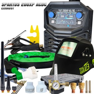 Spartus tig 200XP ac dc exhaust sr9