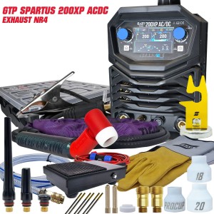 Spartus TIG 200XP acdc GTP exhaust sflex 17r 
