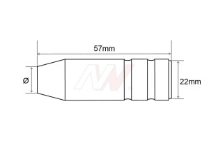 Dysza gazowa ekonomiczna fi 15 (do palnika 250)