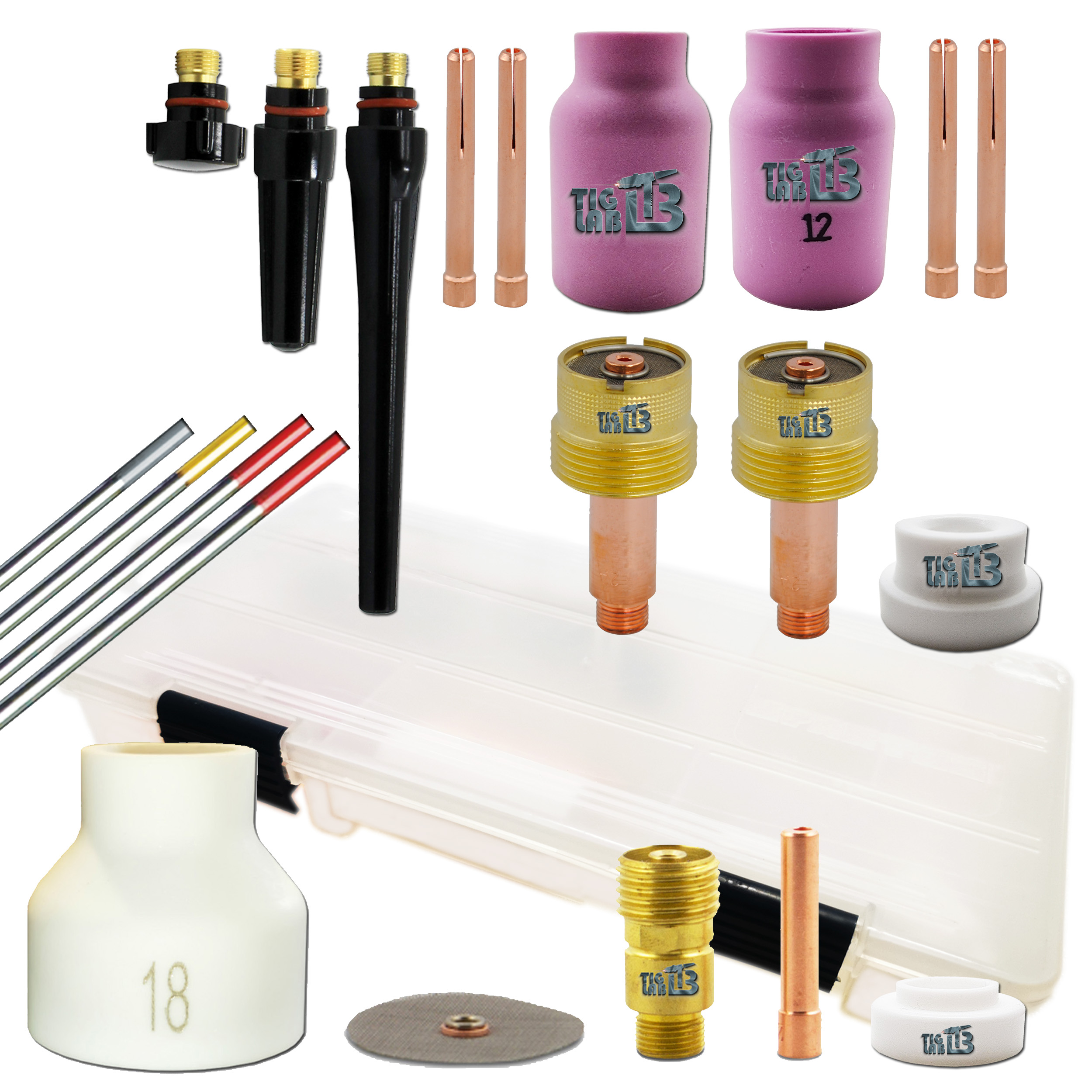 RURA 6 TIG SR17/18/26 Consumables Kit